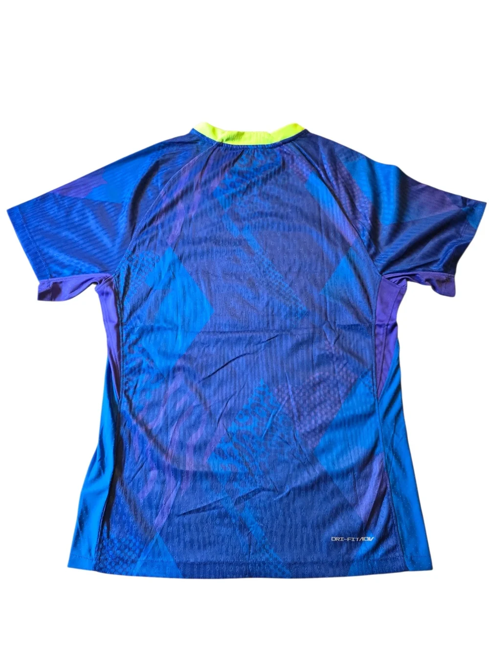 Nike Dri-FIT ADV Brazil CBF Soccer Jersey Blue/Green Size 2XL